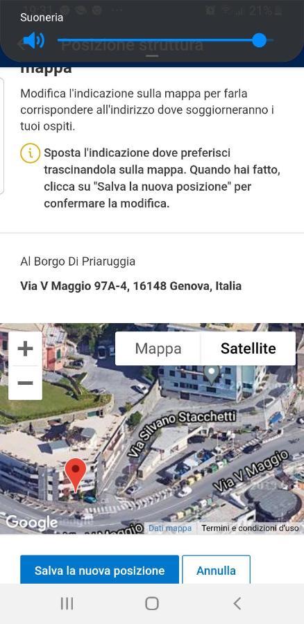 Al Borgo Di Priaruggia Villa Genova Kültér fotó